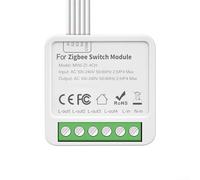 for ZIGBEE Smart Light Switch Module 2/3/4 Gang 10A Two-Way Control for Tuya App Voice Assistant DIY Home Automation Lighting(Four-way breakers)