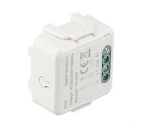 For ZigBee Smart Light Switch Module for Tuya Ecosystem, 200-240V AC, No Neutral Conductor Needed for Existing Wiring (2CH)