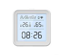 For Zigbee Thermometer Hygrometer For Home Monitoring: App-Based Alerts, Data Download, Visual Trends, And Smart Device Interoperability