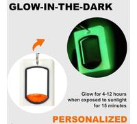 for Zip Tie Organizer with Keychain, ABS Plastic Cable for Tidy for Tools Storage, Glow-in-The-Dark Reusable Holder for Workshop and Outdoor Use