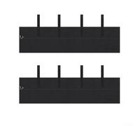 for Zipper Band Rack 8x9 Black Water- Transport Rain Snow Dust Shield with Elastic Rear 35. Bike Handlebar Cover 210d Oxford Fabric(2 Pieces)