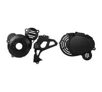 For ZongShen For CB250F ZS172FMM-3 Engine For KAYO T4 For GUIZUN For BOSUER Motorcycle Engine Clutch Guard Water Pump Cover Ignition Protector Motorcycle Engine Guards Engine Cover Protectors(Black 3
