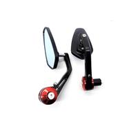 For Zontes 310r 22mm Motorcycle Handlebar End Aluminum Rearview Mirror Motorcycle Rearview Mirror(RED)