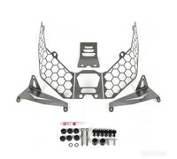For Zontes 368G 368 G Headlight Protection Grille Cover | Headlamp Cowl Motorcycle Front Head Lamp Guard Cover Mesh Scratch-resistant Front Lamp Cover