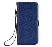 for ZTE Blade A75 4G Case, Crystal Shiny Flip Premium PU Leather Phone Cover Shockproof Wallet RFID Blocking Credit Card Slots Magnet Clasp Kickstand for ZTE Blade A75 4G blue