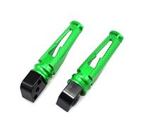 For ZX-10R For ZX-6R ZX6R ZX10R ZX636 For ZX-9R For ZX-12R For ZX-14R ZZR1400 CNC Passenger Footrests Rear Foot Pegs Pedal FootPegs Moto Foot Pegs Pedals(Green)
