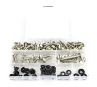 For ZX-12R 2000 2001 2002 2003 2004 2005 Complete Fairing Bolts Kit Motorcycle Cowling Full Fairing Kit Steel(Onecolor)