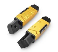 For ZX-14R For ZZR1400 For GTR1400 For Z650 For Z750 For Z800 Motorcycle Rear Passenger Footrests Foot Pegs Universal Modified Accessories Motorcycle pedal(Yellow)