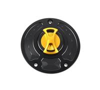 For ZX-9R 2000-2003 ZX-9RE 2000-2001 ZX-9RF All Years Motorcycle Fuel Tank Cap Cover(Yellow)