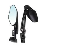 For ZX6R ZX9R ZX10R 2004-2010 Adjustable Motorcycle Rear View Side Mirrors Mirrors 2Pcs(CB11002BK)