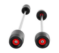 For ZZR1400 For ZX-14R 2010-2016 Motorcycle Front & Rear Wheel Fork Axle Sliders Crash Protectors Parts Protector parts(Rosso)