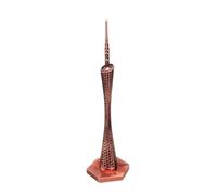 For2024 New Canton Tower Souvenirs Small Barbarians Waist Model Zinc Alloy Ornaments Tourist Attractions Crafts exquisite(Copper)