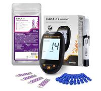 FORA 6 Connect Blood Ketone Meter mmol/L Kit with 10 Ketone Test Strips | Bluetooth Ketosis Monitor with App Sync | Keto Diet & Low Carb Blood Ketone Testing