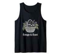 Forage and Feast Mushroom Gathering Basket Tank Top