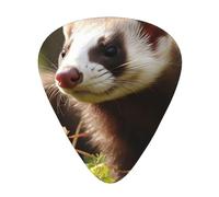 Foraging Ferret Guitar Plectrums, 12 Pcs Lightweight Guitar Plectrums, 0.46mm/0.71mm/0.96mm Thickness For Acoustic Guitar Acoustic Electric Guitar Ukulele Bass