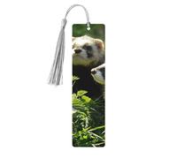 Foraging Ferret Wooden Bookmark Perfect Decoration for Bookmarks Lovers Students Reading Book Club