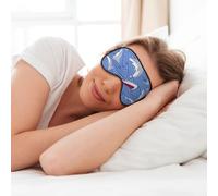 Foraging Fish Print Eye Mask, Soft Eye Mask, Eye Cover for Sleeping, Travel, Nap, Women and Men