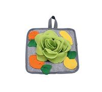 Foraging Mat 12" X 12" Boredom Breaker Enrichment Snuffle Toy For Chinchillas Guinea Pigs Ferrets Dogs Snuffle Puzzle Toy