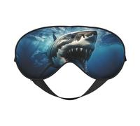 Foraging Shark Eye Mask for Sleeping, Sleeping Mask Blocking Out Light Perfectly for Women and Men, Soft and Comfortable Blindfold for Travelling