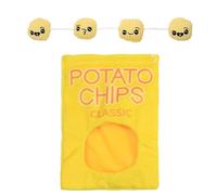 Foraging Toys for Dogs, Pet Toy Plush with Sound - Cartoon Plush Dog Squeaky Toy, Snack Bag Design - Instinct Training Interactive Chew Toy for Medium Hu