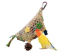 Foraging Toys - Parrot Shredder Play Center, Mental Stimulation Chewing Toys, Foraging Training, Safe Wooden Design, Bird Enrichment Supplies, Pet Accessory for Indoor or Outdoor Use, 9.06x3.94 Inches