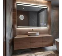 FORAM Backlit LED Illuminated Bathroom Mirror with LED Lights, Lighted Bathroom 200x60 cm Lucy - Customizable - Illuminated Mirror with LED Lights | Wall Mounted