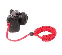 FoRapid Braided 550 Paracord Adjustable Camera Wrist Strap/Bracelet for Mirrorless Compact System DSLR Cameras, Binoculars (Red)