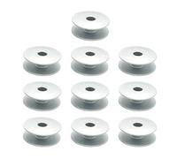 FoRapid Large Capacity Aluminum Bobbins 25mm x 10.6mm Less Resistance High Tolerance Sewing Accessory for Most Industrial Sewing Machines Lockstitch Pack of 10