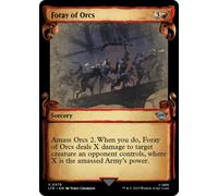 Foray of Orcs (Showcase Scroll) (Silver Foil) | The Lord of the Rings: Tales of Middle-earth