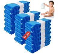 Forbabe Pack of 18 Refill Film Nappy Bin 4.5 m - Up to 320 Nappies (Blue)