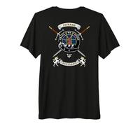 Forbes Scottish Clan Badge Tartan & Swords (Back) Premium T-Shirt
