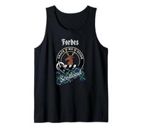 Forbes Scottish Clan Badge & Tartan Tank Top