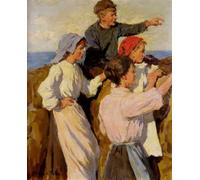 Forbes Stanhope Alexander Study For The Fleet In Sight A4 Print