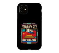 Forbidden City China Flag Imperial Palace Vintage Art Case for iPhone 11