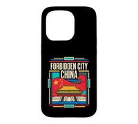 Forbidden City China Flag Imperial Palace Vintage Art Case for iPhone 15 Pro