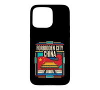 Forbidden City China Flag Imperial Palace Vintage Art Case for iPhone 15 Pro Max