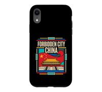 Forbidden City China Flag Imperial Palace Vintage Art Case for iPhone XR