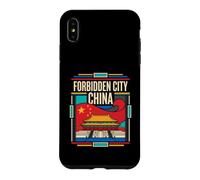 Forbidden City China Flag Imperial Palace Vintage Art Case for iPhone XS Max
