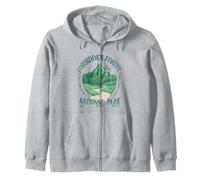 Forbidden Forest National Park Cute Bookish Zip Hoodie