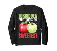 Forbidden Fruit Tastes the Sweetest Apple Long Sleeve T-Shirt