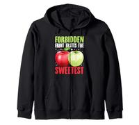 Forbidden Fruit Tastes the Sweetest Apple Zip Hoodie