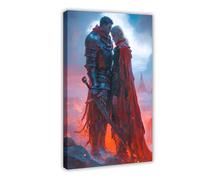 Forbidden Love Canvas Poster Bedroom Decor Landscape Office Room Decor Gift 16x24inch(40x60cm)