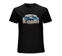 Forbidden Planet Altair Science Fiction Film Personaliseds Mens T-Shirt Unisex Graphic Black Tee Shirt L