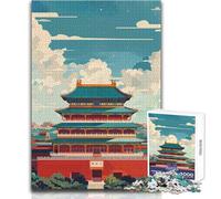 Forbidden Temple 1000 Piece Jigsaw Puzzle for Teenagers Interactive Logical Thinking Game Ideal Memorable Occasion Gift Size 50x75cm
