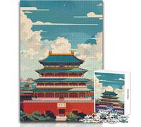 Forbidden Temple Jigsaw Puzzles1000 Pieces Educational Mental Focus Game Heartwarming Special Present Idea Size 38x52cm