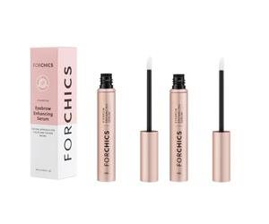 ForBrow by ForChics Eyebrow Enhancer Serum - Thicker, Fuller Brows with Natural & Organic Conditioner | Vegan & Cruelty Free with Conditioners, 2 Pack