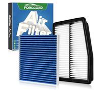 Forccord 1 HEPA Pack Cabin Air Filter and 1 Pack Engine Air Filter fit for Hyundai Sonata 2.0L HYBRID 2020 Replacement 97133L1000 28113L5100