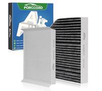 Forccord Cabin Air Filter Kit for Mercedes C300 2015-2023, GLC300 2016-2022, E300 2017-2019, E350 2020-2023, E450 2021-2023 Replacement 2058355 0 0 0 0147 1668 300218 External and Internal