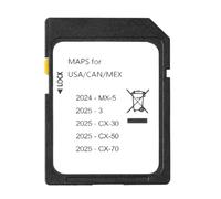 Forccord Latest Version Navigation SD Card Fits for Mazda CX-30/CX-50/CX-70/3 2025, MX-5 2024 Car GPS Navigation System for USA/Canada Replacement Accessories