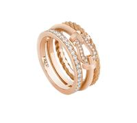 Force 10 Rise 18ct Rose Gold 0.32ct Diamond Ring - Ring Size N